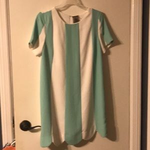 Mint striped dress